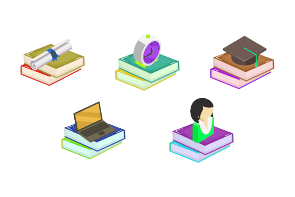 Education Book School: A Versatile Graphic Design Asset for Local Branding