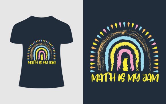 Math Is My Jam: A Playful Graphic for T-Shirt and Brand Design