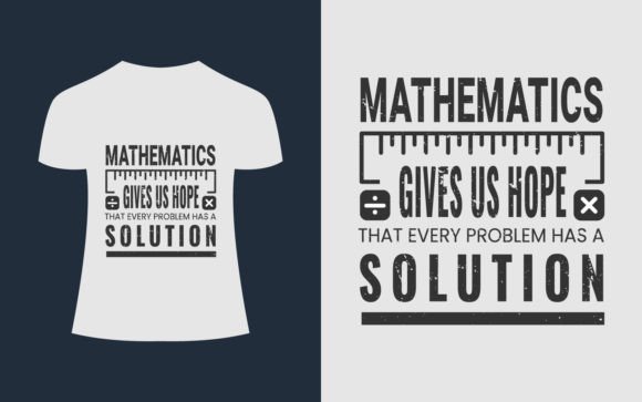 Mathematics Gives Math T-Shirt Design as a Branding Asset