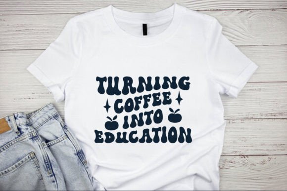 Retro Teacher SVG Design for T-Shirt Graphics and More