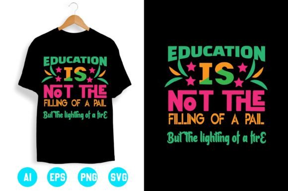Teacher T-shirt Design 8: A Graphic Asset That Sparks Editorial Brilliance
